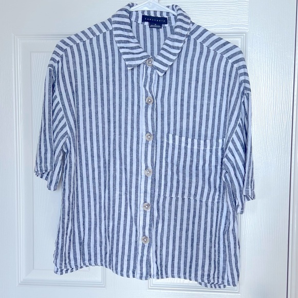 Sanctuary Stripped Shirt - Picture 2 of 9